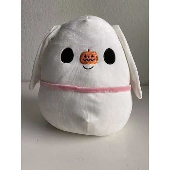 Squishmallow 12" Zero Ghost Dog Nightmare Before Christmas Halloween Plush NEW - Picture 1 of 9